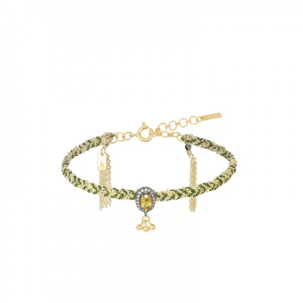 Marie Laure Chamorel apyrankė su turmalinu ir deimantais